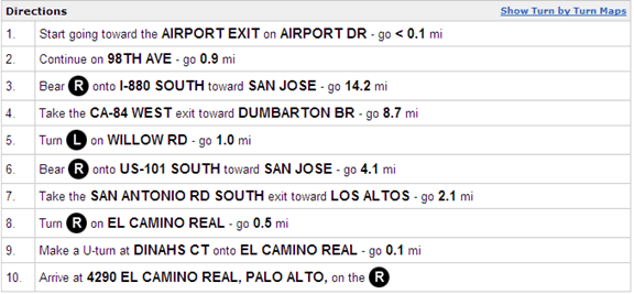 Oakland Airport to Hotel